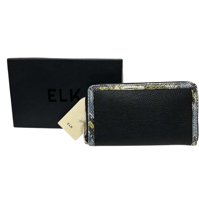 ELK Womens Wallet Reptile Print / Black  