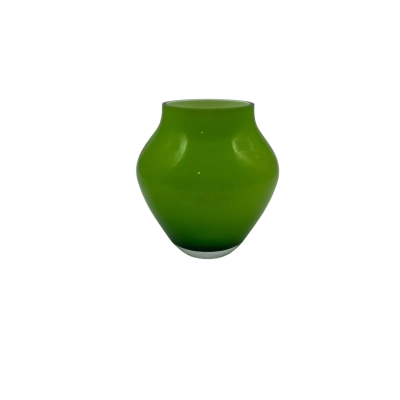 Villeroy & Boch Handmade Green Glass Vase