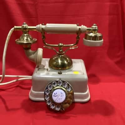 Vintage-style French Baroque Imperial rotary dial phone