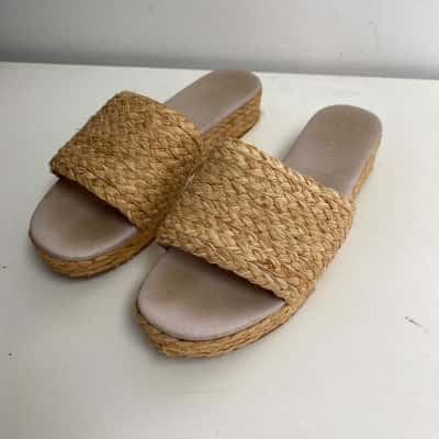 Kookai Beige Natural Sandals Shoes  Size 39 