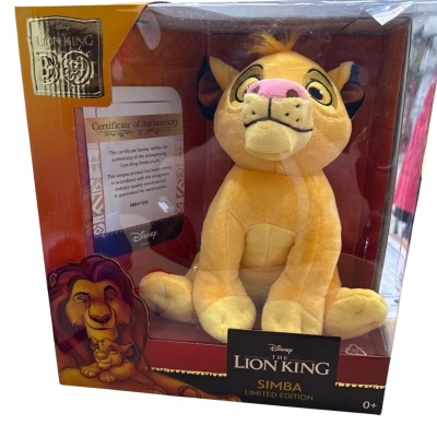 The Lion King Disney Limited Edition 30th Anniversary Simba Plush 
