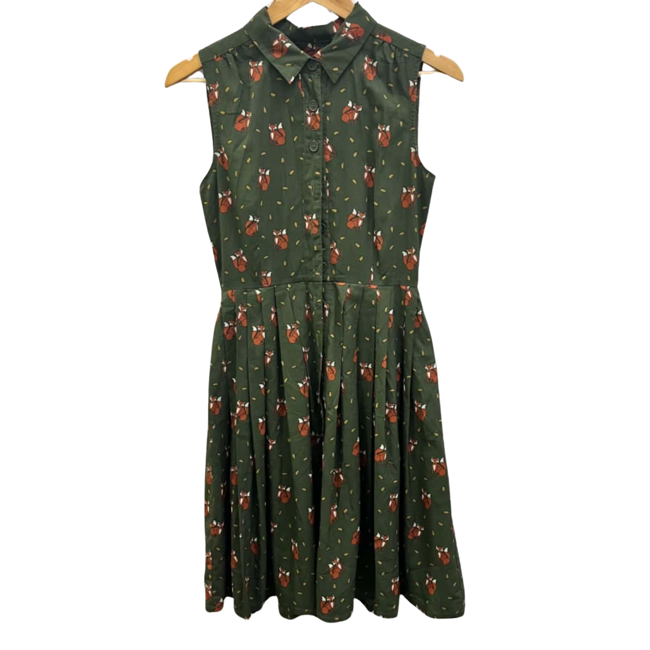 Princess Highway Green Fox Dress Size 6(s)