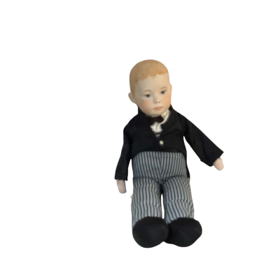 Bisque Boy Doll Approx 24 x 13cm