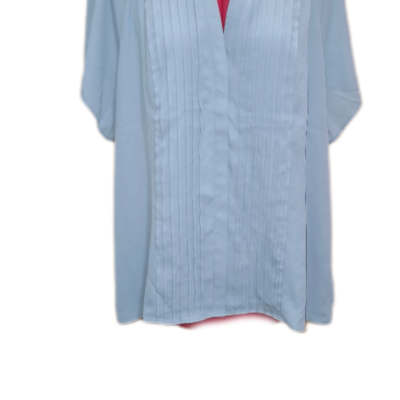 H&M NWT button Blouse Blue 