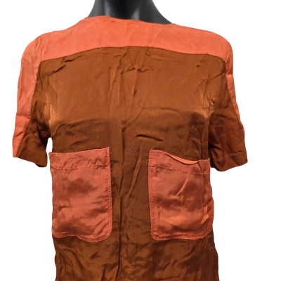 Gorman Womens  Size 6 Blouse Brown / Burnt Orange 
