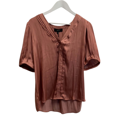 Basque Womens  V-Neck Top Size 16 Dusty Pink  