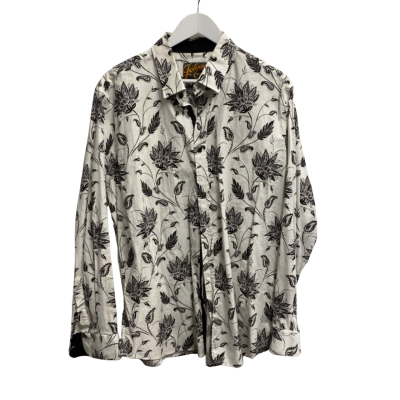 Johnny Bigg Mens  Size XXL Business Shirt Floral / White 
