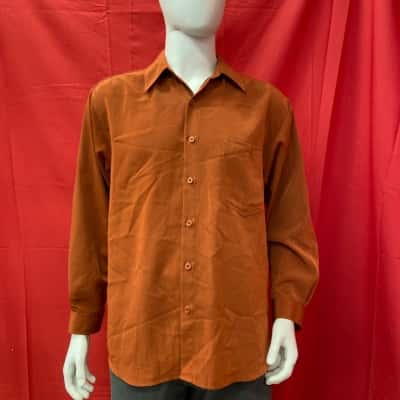 Jonathan Adams Mens Size S Maroon Business Shirt