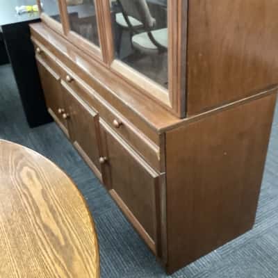 Wooden & Glass Display Cabinet 