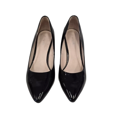 Jo Mercer Womens  Size 7.5 Black  Patent Leather Court Shoes
