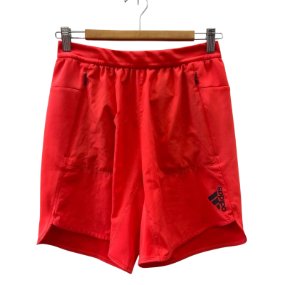 Adidas Mens Size M Orange Shorts 