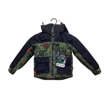 XTM Kamikaze Dino Camo Kids Snow Jacket Size 2 BNWT