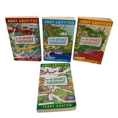 Andy Griffiths Treehouse Book Set 