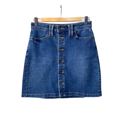 Country Road Womens  Size 4 Denim Mini Skirt Blue 