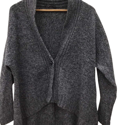 Nikel and sole Womens  cardigan Size L Black  / White 