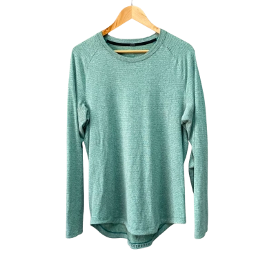 Lululemon Womens  Size L Long Sleeve Top Green 