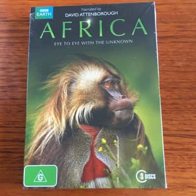 3 DVD Set David Attenborough Africa SEALED 