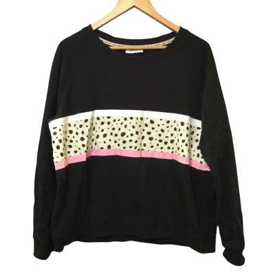 Jövie the Label Women's  Size 12 Black Oversized Sweater