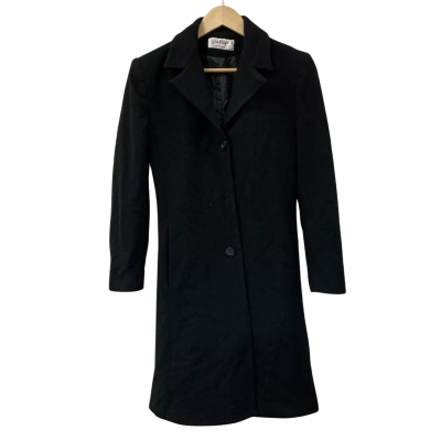 Leon Filips Womens Size 8 Winter Coat Black