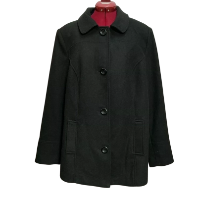 Tania Kay Women’s  Size 16 Overcoat Black  
