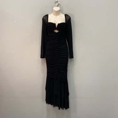 Selfie Leslie Womens  Size 19 Bodycon Dress Black  