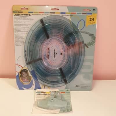 Cutter Bee Curvy Cutter Cutting Tool & Oval Template Set - New 