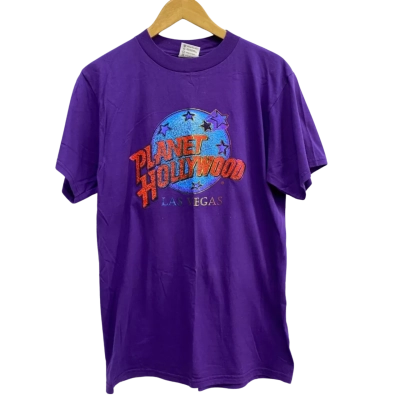 Vintage 90s Planet Hollywood Graphic T-Shirt Size M