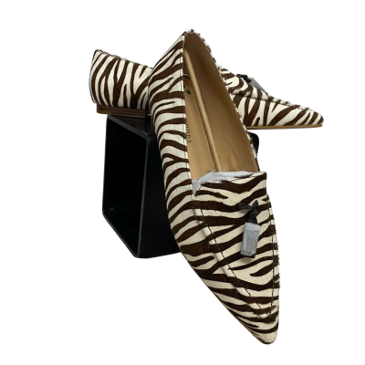  Womens  Size 42 Flats Animal print Calf hair