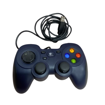 Logitech F310 Wired Gamepad in Navy Blue