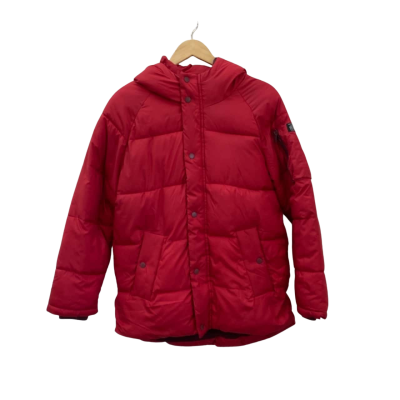 Zara Kids Size 13 / 14 Puffer Jacket Red 