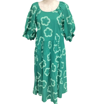 Gorman Womens  Size 12 Short Sleeve Dress  Green 
