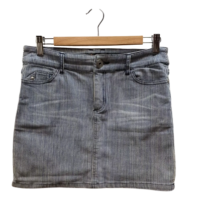 Ben Sherman Womens  Size S Blue Striped Skirt