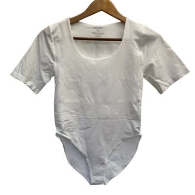 BNWT Decjuba Womens Size M/L White Bodysuit
