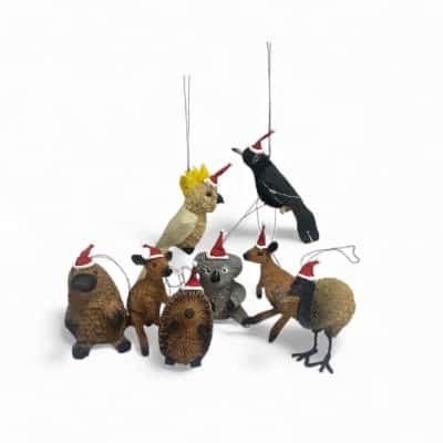 Christmas ornaments x 8