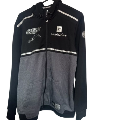  Mens  Size M Front Zipper Black  / Grey / Silver 