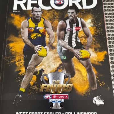 2018 Toyota AFL grand Final Record (B29)
