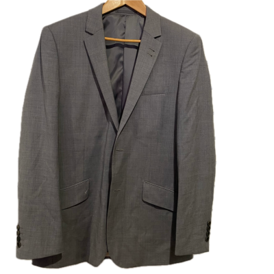 Michele Rene Mens Blazer Size 34 Grey 