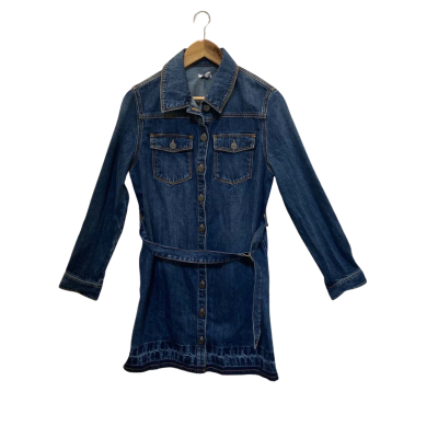 *NEW* MARCS Women's Size 12/Large Nancy Denim Mini Dress Galaxy Blue (RRP $249.95)