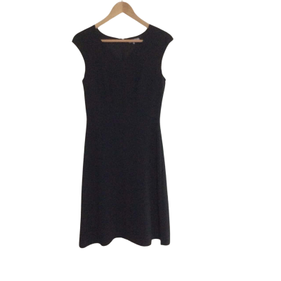 Table Eight Womens  Size 8 Midi Dress Black  