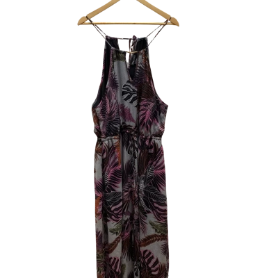 City Chic Womens  Size L Purple Floral Dress