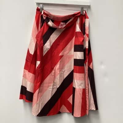 Made590 - adjustable -Womens Wrap Skirt with pockets Multicoloured 