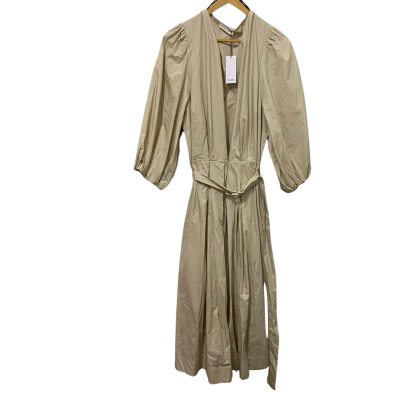 City Chic Womens Casual Dress Beige 