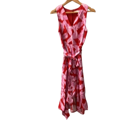 Wayne Cooper Womens  Size 8 Casual Dress Floral Linen blend A