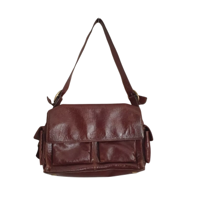  Dissona Leather Womens Tote Bag Brown 