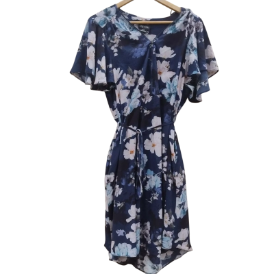 City Chic Womens Size 18 Floral Dress Blue (6)