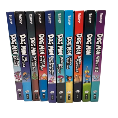 Dog Man books x 10