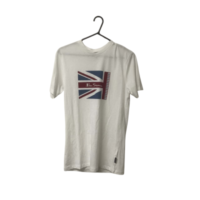 Men’s Ben Sherman  Size S Printed Shirt White 