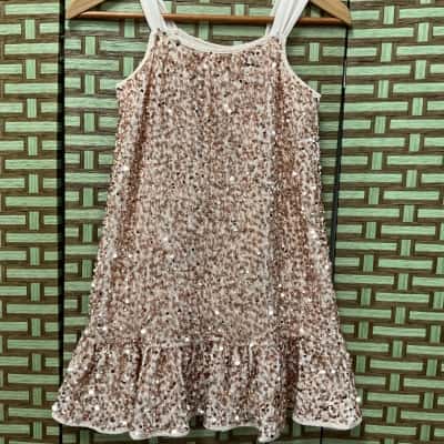 Girls Cotton On Kids Size 8 Sequin Dress Party Birthday New Year Sparkle 