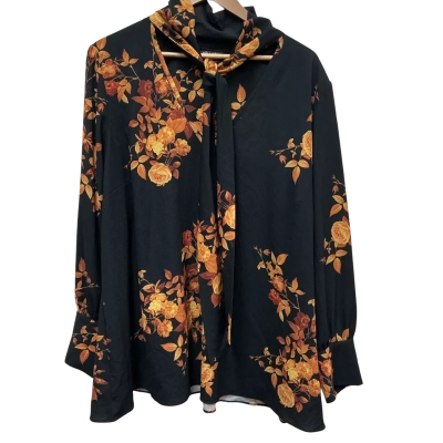 City Chic Womens  Size L Black  top