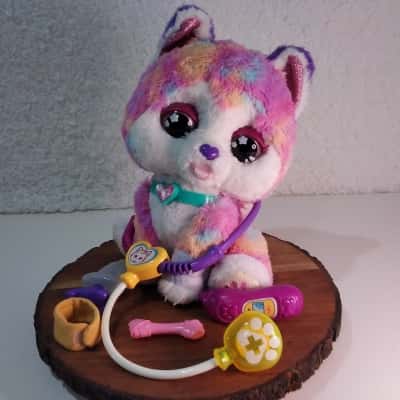 VTech Hope The Rainbow Husky Interactive Soft Plush - Fully Working